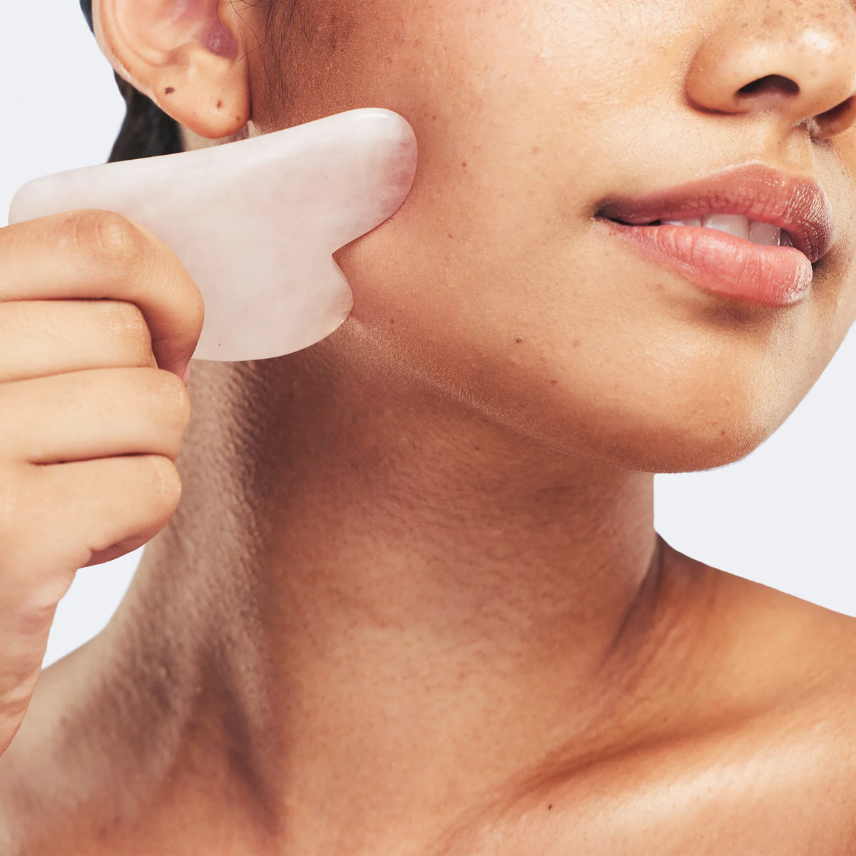 Face Gua Sha Rose Quartz-NHTNAME-Matakana Pharmacy