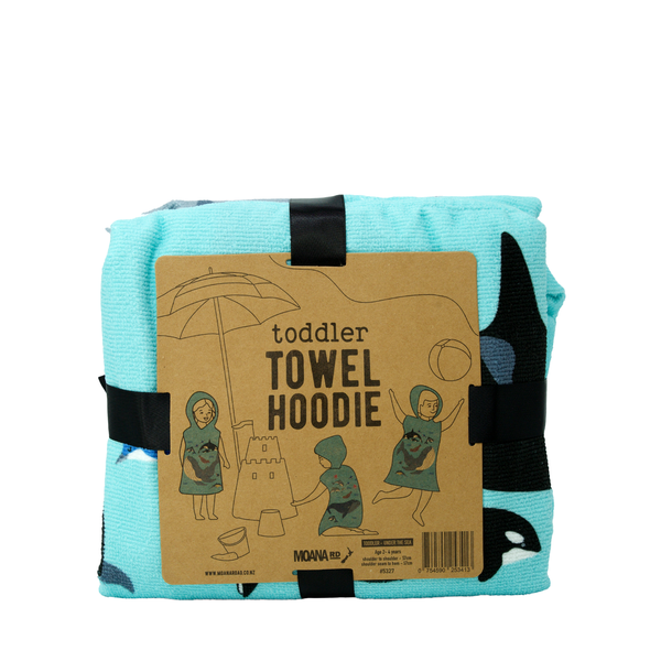 Moana Rd Towel Hoodie Kids Under The Sea Age 2-4-Moana Road NZ-Matakana Pharmacy