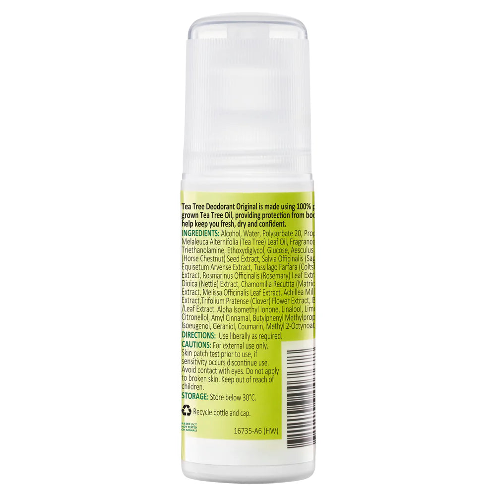 Tea Tree Deodorant Original 60ml-Thursday Plantation-Matakana Pharmacy
