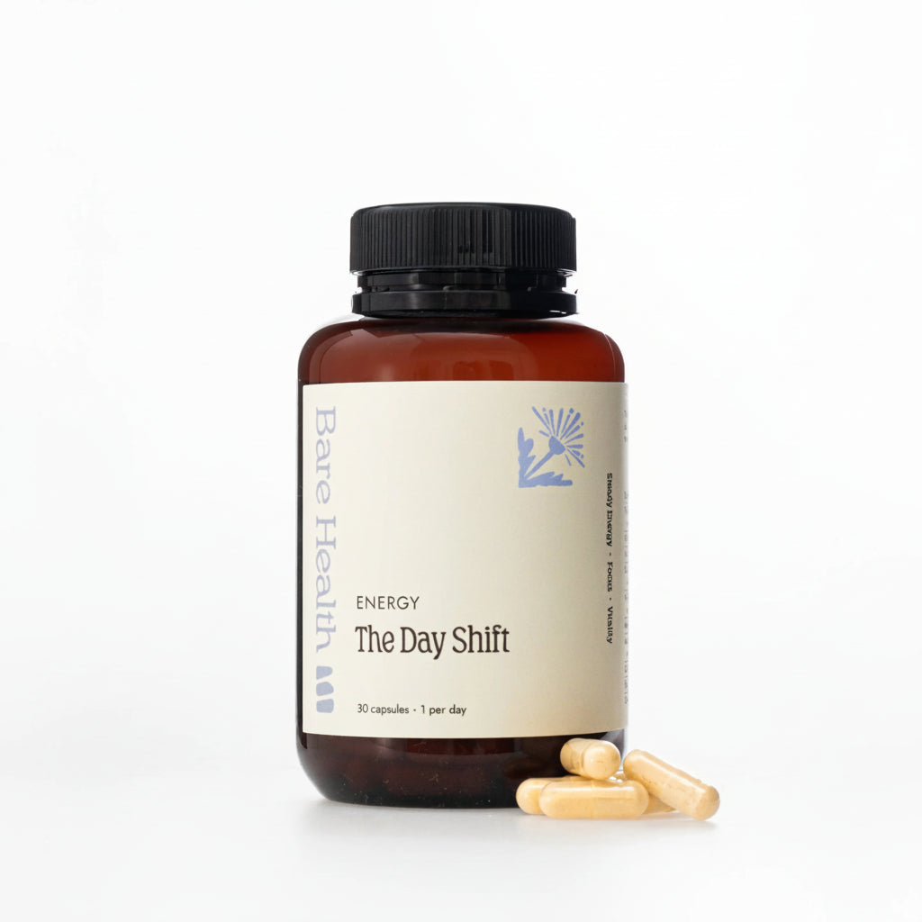 The Day Shift 30 Capsules-Bare Health-Matakana Pharmacy