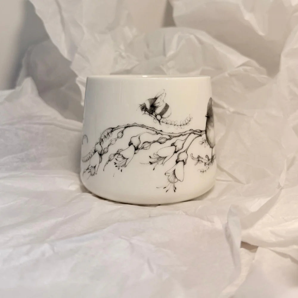 Cup - So This is Love Miromiro / Tomtit & Kowhai-Katy Hayward-Matakana Pharmacy
