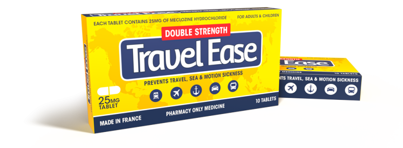 Image of Travel Ease Double Strength 25mg Tablets 10s