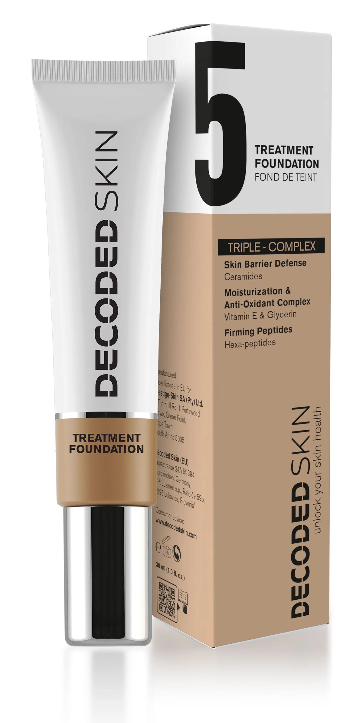 Treatment Foundation Triple Complex #5 30ml-Decoded Skin-Matakana Pharmacy