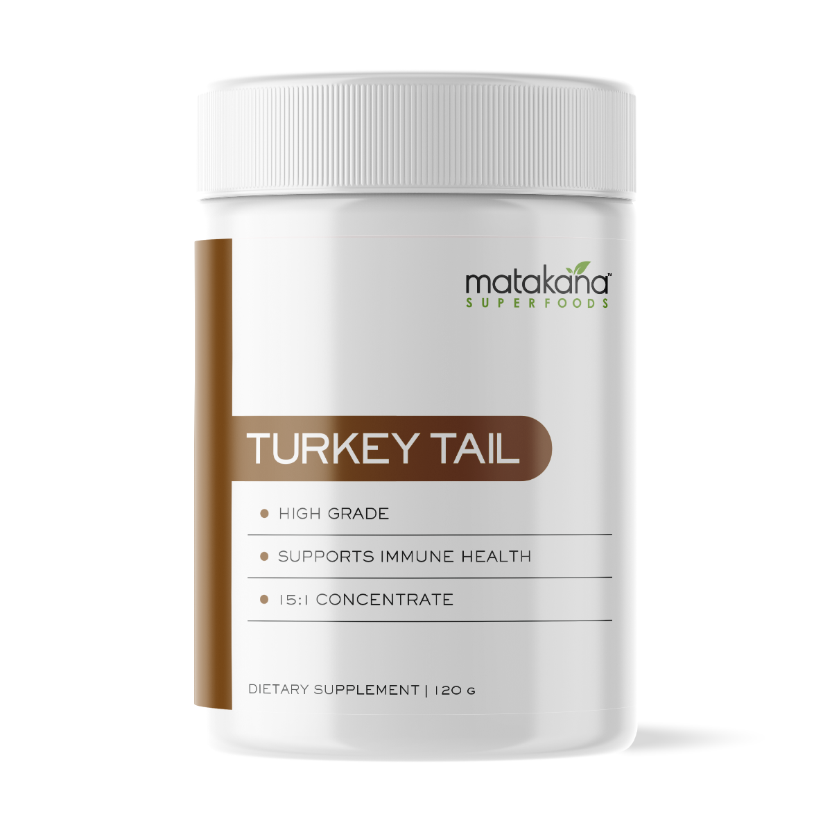 Turkey Tail Mushroom powder 120g-Matakana Superfoods-Matakana Pharmacy