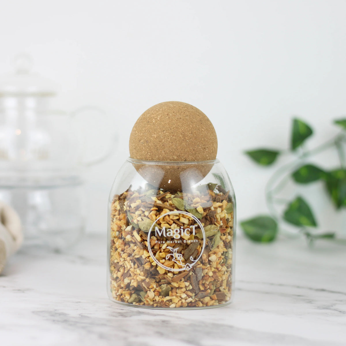 MagicT Turkish Breakfast Tea Glass Jar 170g-Magic T-Matakana Pharmacy