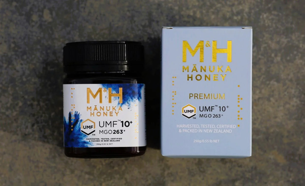 M&H UMF 10+ Manuka Honey 250g-M&H Manuka Honey-Matakana Pharmacy