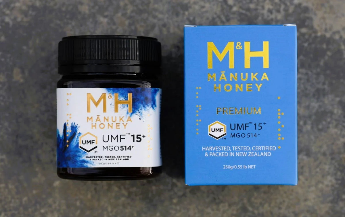 M&H UMF 15+ Manuka Honey 250g-M&H Manuka Honey-Matakana Pharmacy