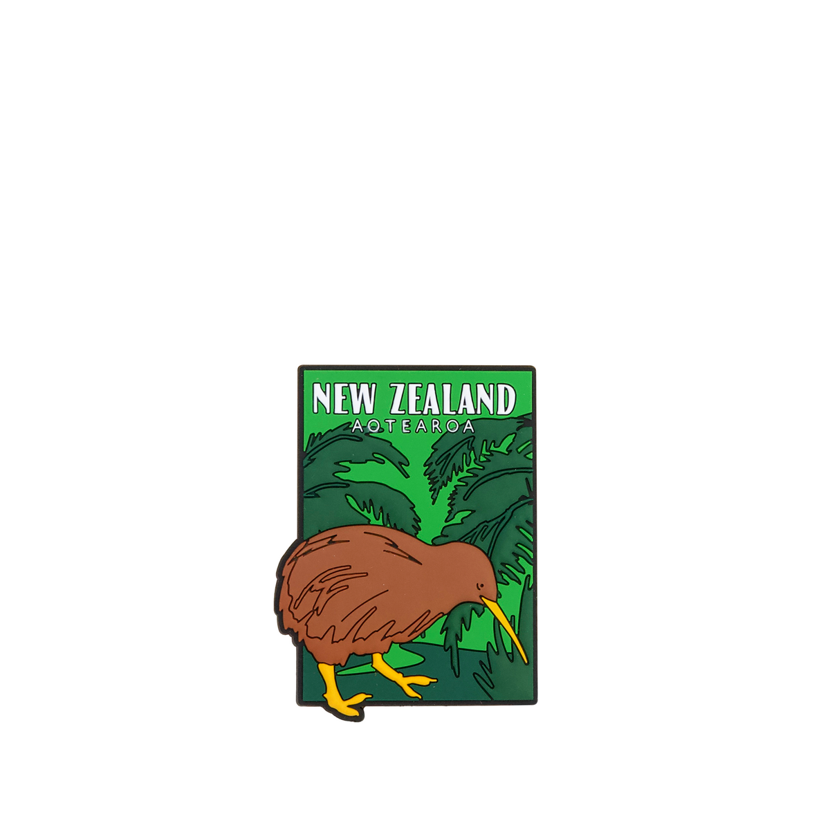 Silicone New Zealand Magnet Kiwi