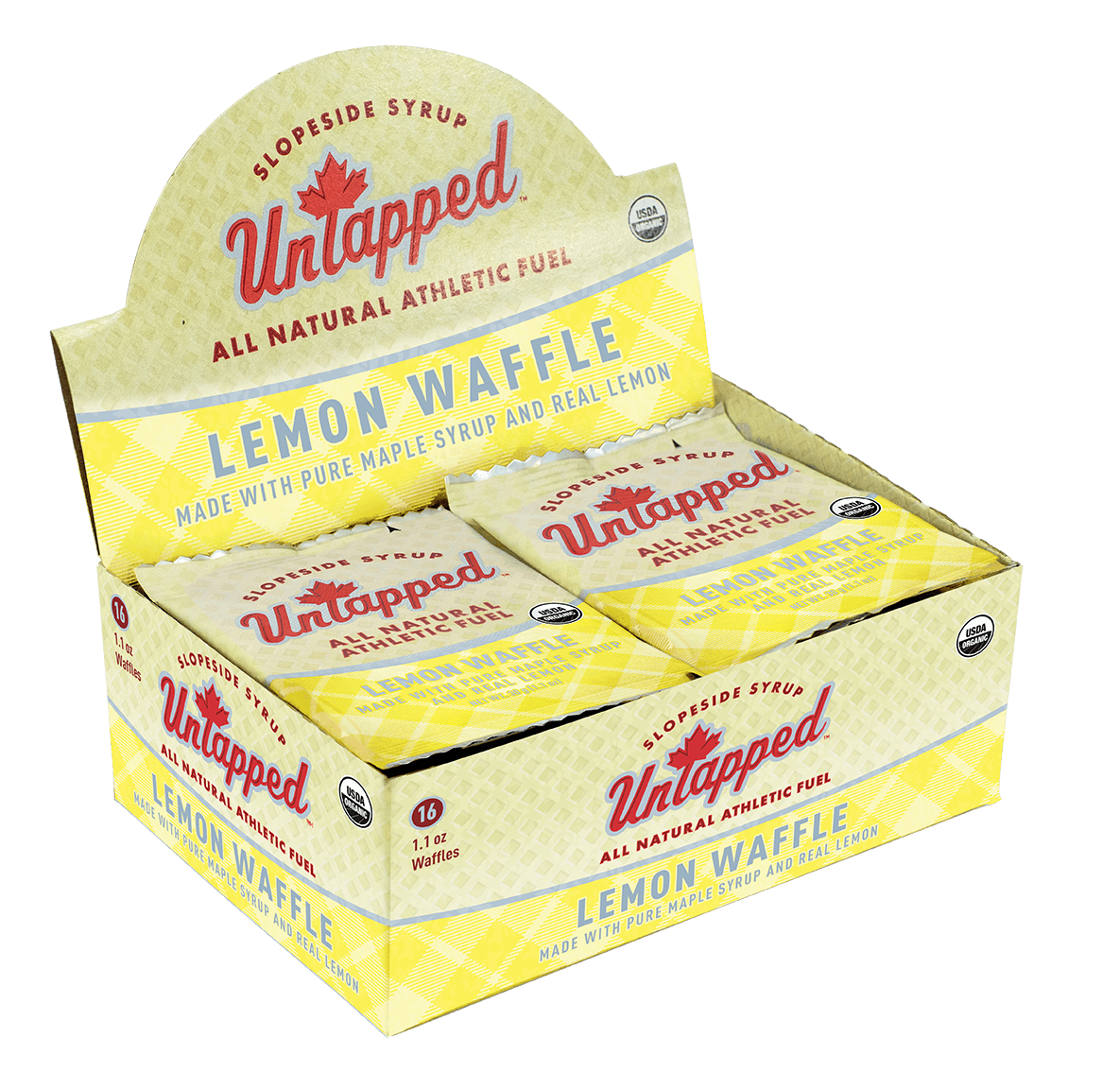 UnTapped Waffles Lemon Waffle Box of 16