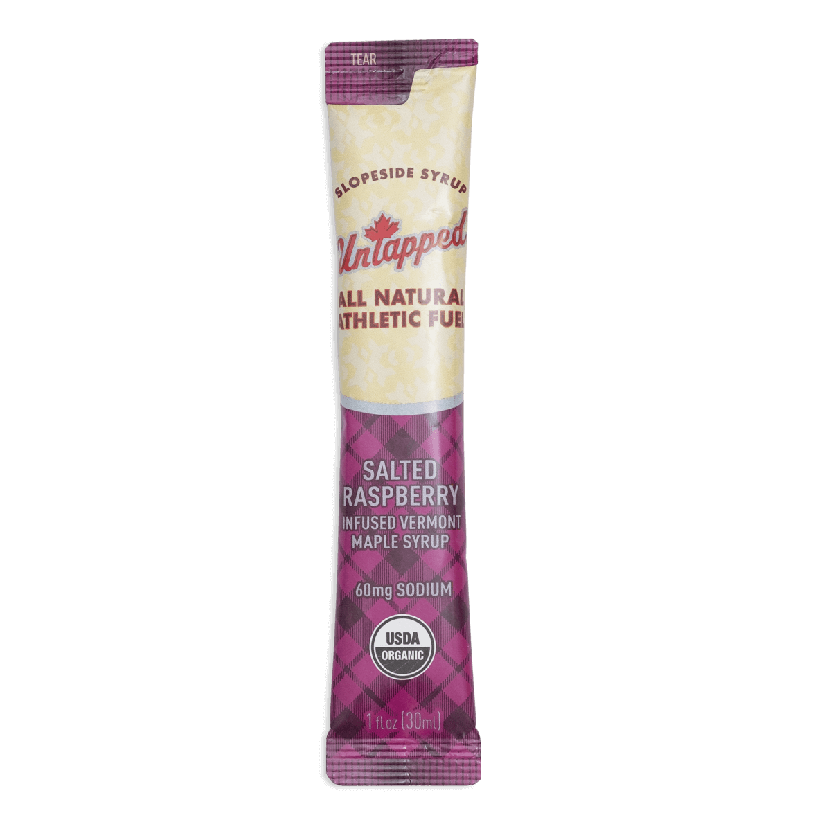 UnTapped Gels Salted Raspberry Maple Syrup Box of 20 x 30ml Gels