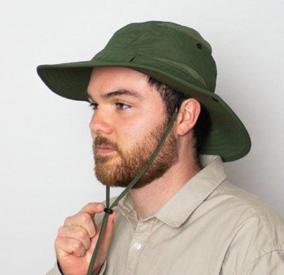 male model wearing Unisex Hat Greyson Forest