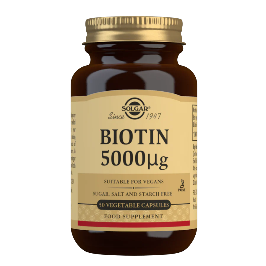 Image of SOLGAR Biotin 5000 ug 100 caps