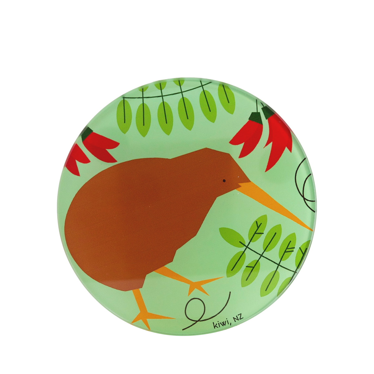 Glass Coasters NZ Birds-Matakana Pharmacy