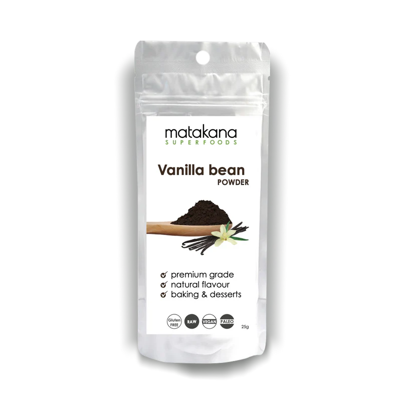 Vanilla Bean Powder 25gm-Matakana Superfoods-Matakana Pharmacy