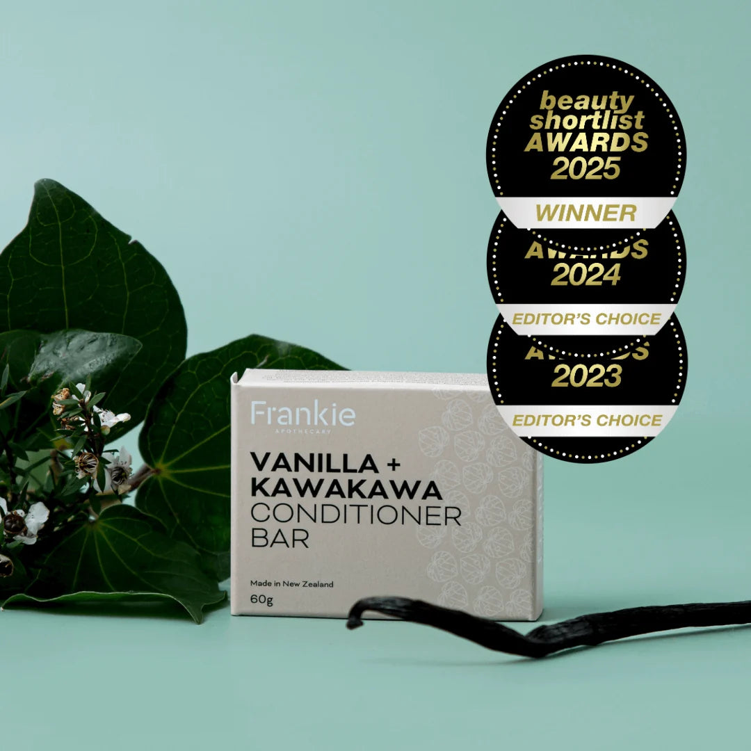 Vanilla + Kawakawa Conditioner Bar 60g | Frankie Apothecary-Frankie Apothecary-Matakana Pharmacy