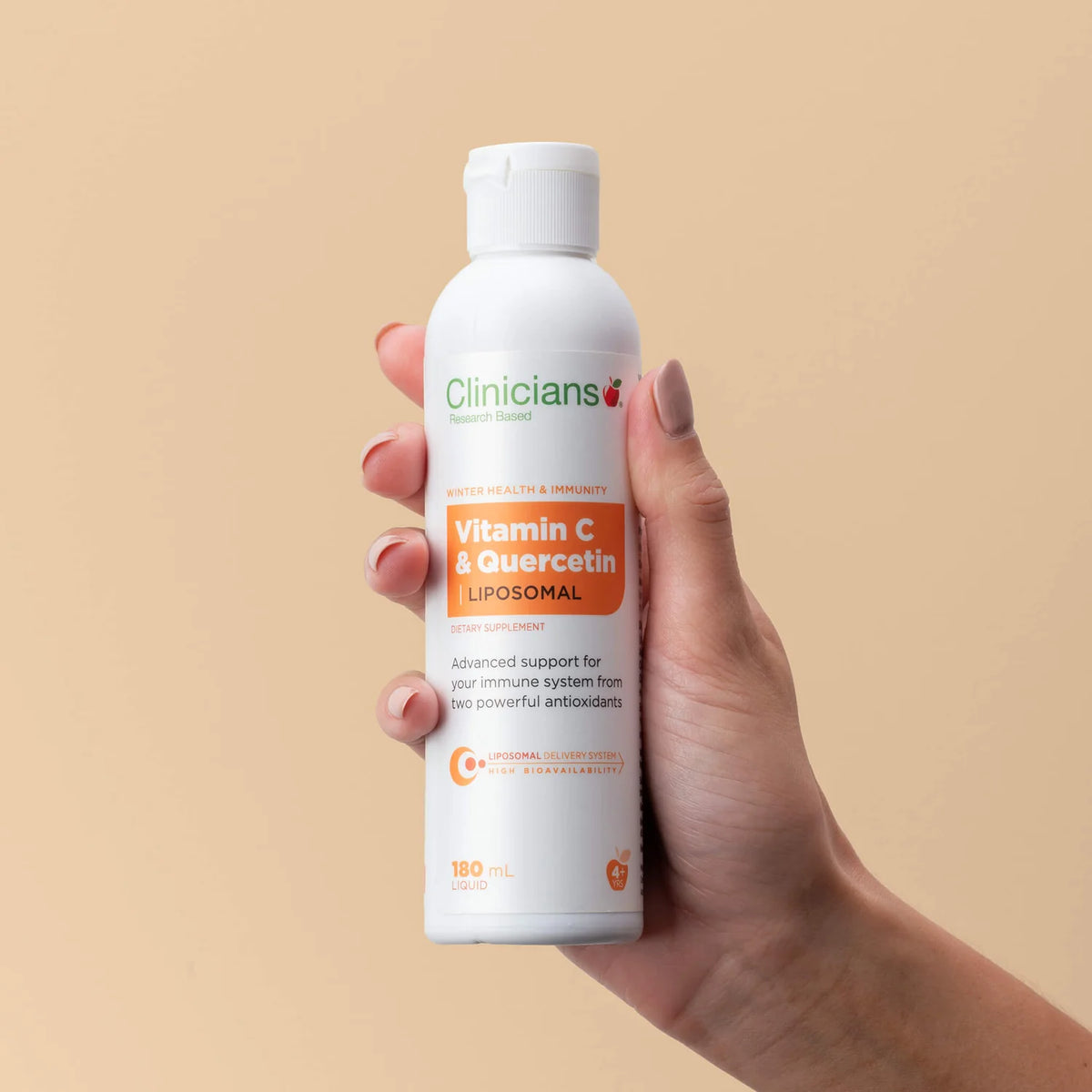 Liposomal Vitamin C & Quercetin 180ml | Clinicians-Clinicians-Matakana Pharmacy