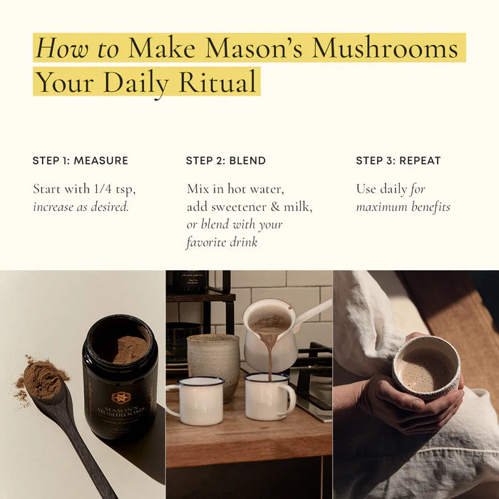 Masons Mushrooms Powder 100g-Matakana Pharmacy