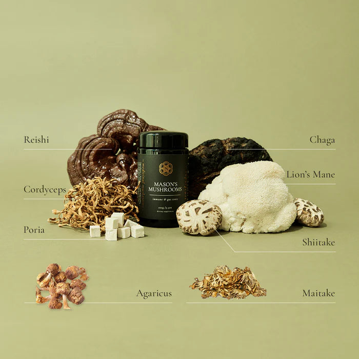Masons Mushrooms Powder 100g-Matakana Pharmacy