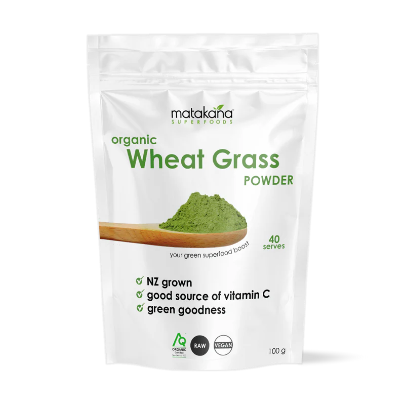 Image of Wheat grass (Leaf) Organic Powder 100g