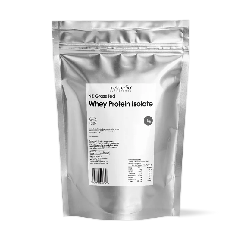 NZ Whey Protein Isolate 1kg-Matakana Superfoods-Matakana Pharmacy