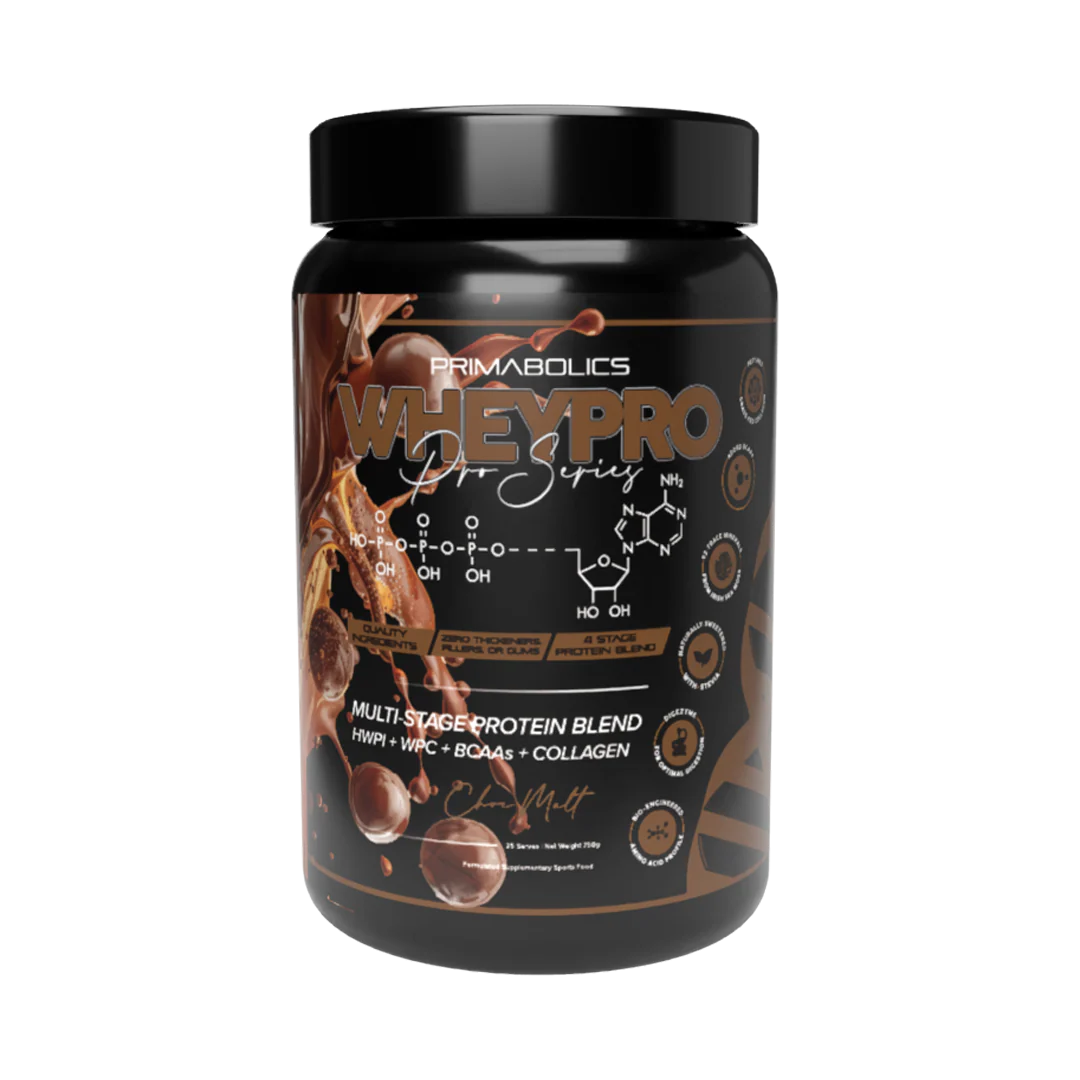 Whey Pro Choc Malt 750g-Primabolics-Matakana Pharmacy