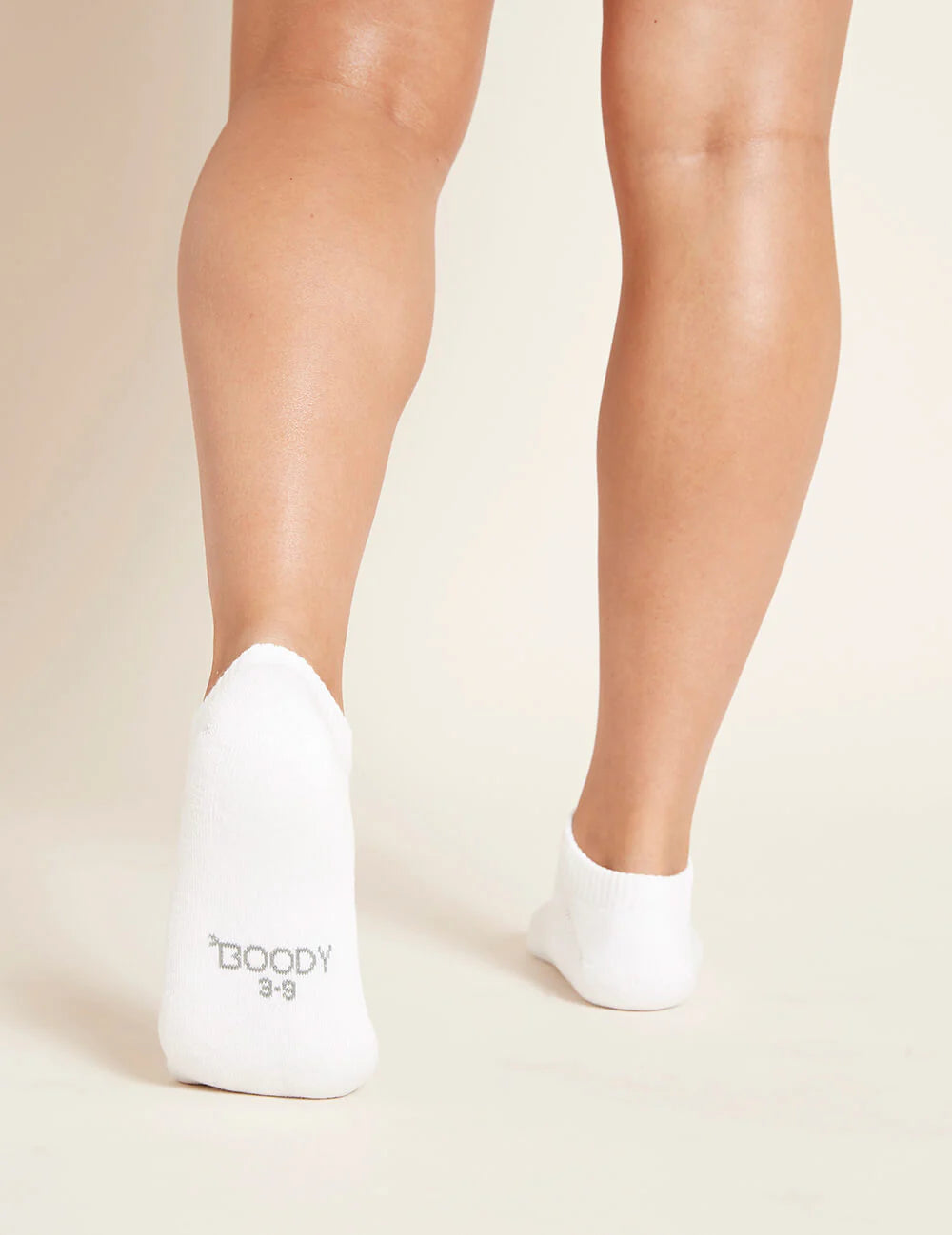 BOODY Women's Low Cut Cushioned Sneaker Socks White REG 3-9-Matakana Pharmacy