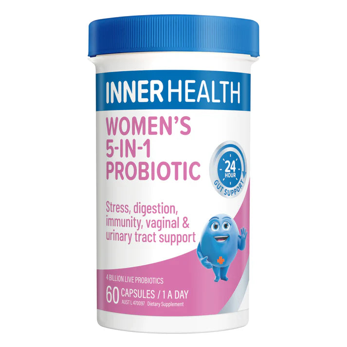 Womens 5 in 1 Probiotic 60 Capsules-Inner Health-Matakana Pharmacy