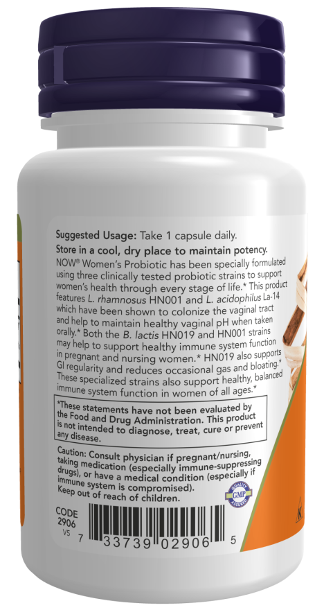 Image showing dosage and instructions on side of bottle