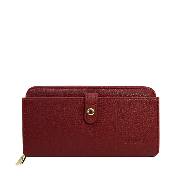 Fitzroy Ladies Wallet 20x11cm Wine-Matakana Pharmacy