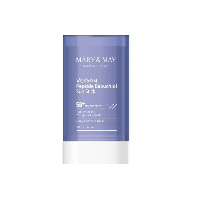 Vegan Peptide Bakuchiol Sun Stick SPF50+ 18g-Mary&May-Matakana Pharmacy