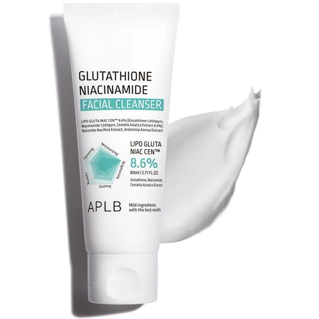 Glutathione Niacinamide Facial Cleanser 80ml-APLB-Matakana Pharmacy