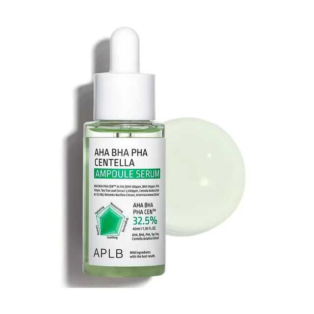 AHA BHA PHA Centella Ampoule Serum 40ml-APLB-Matakana Pharmacy