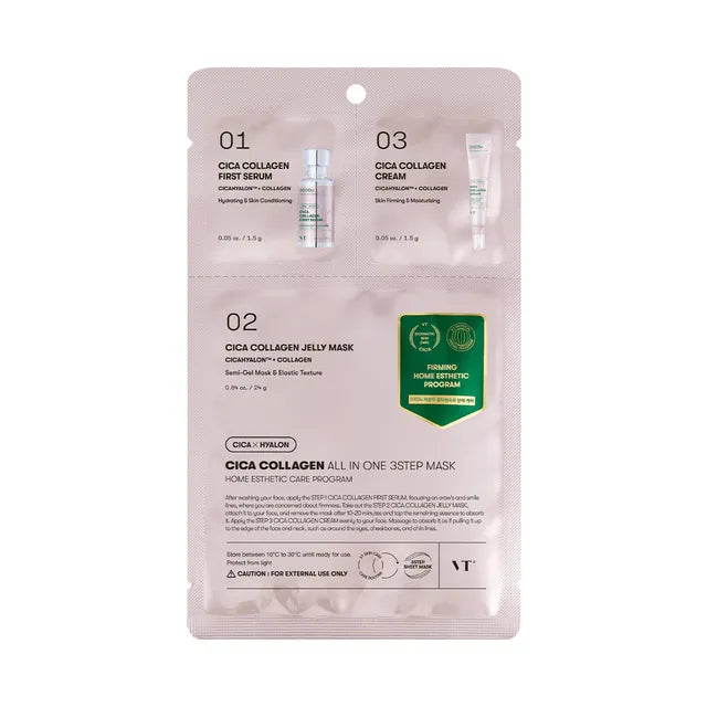 Cica Collagen All In One 3 Step Mask-VT-Matakana Pharmacy