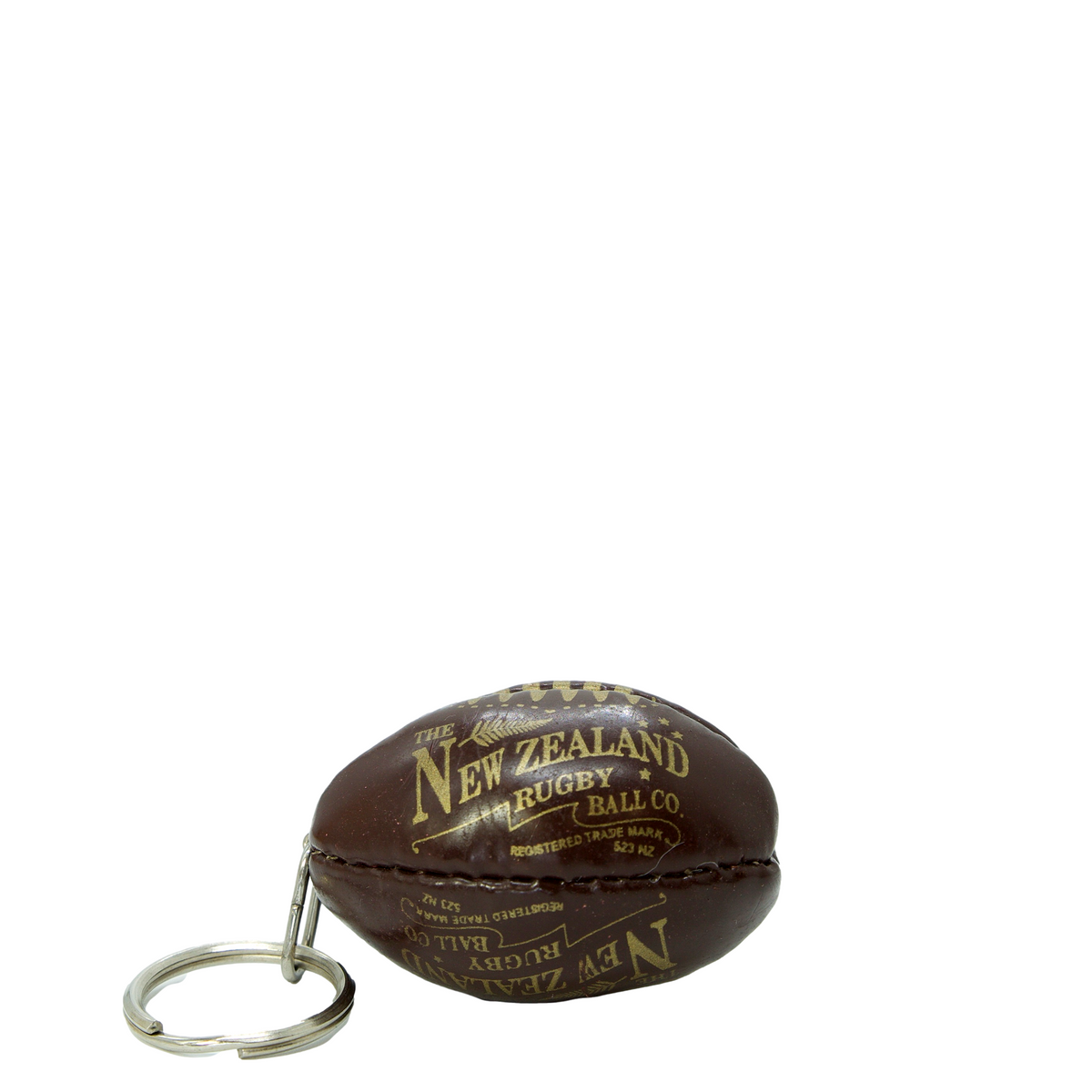 Soft Toy Key Ring Rugby Ball Brown-Moana Road NZ-Matakana Pharmacy