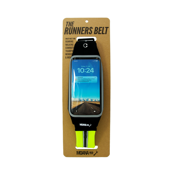 Runners Belt Fluro Yellow