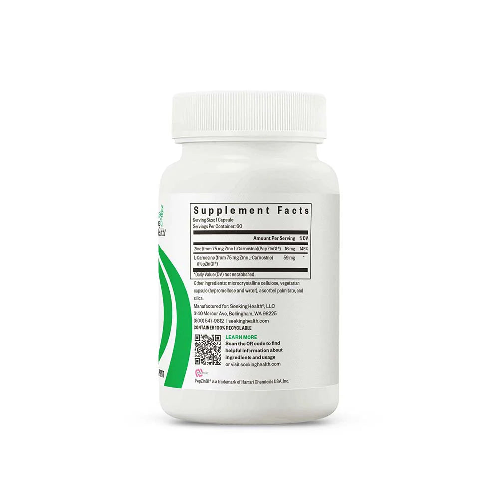 Zinc Carnosine 60caps-Seeking Health-Matakana Pharmacy
