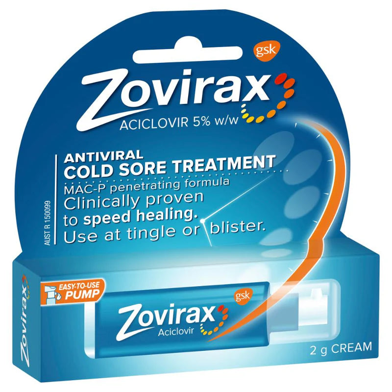 Zovirax Aciclovir Pump 2g-Haleon-Matakana Pharmacy