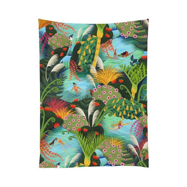Tea Towel 51x70cm Wahine In Water