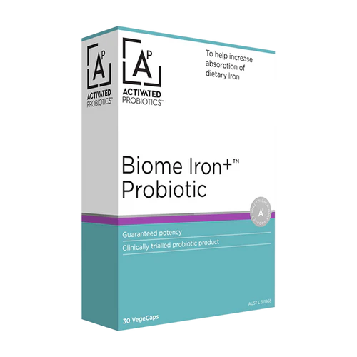 Biome Iron+ Probiotic 30caps-Activated Probiotics-Matakana Pharmacy