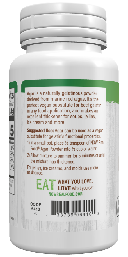 Image of Agar Powder (Vegan Gelatin Substitute) 57g suggested use