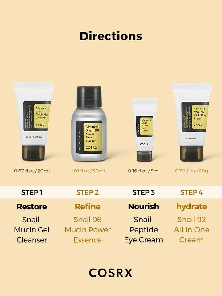 COSRX Advanced Snail Kit Matakana Pharmacy