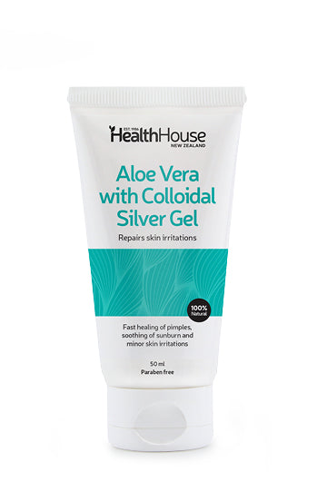 Aloe Vera Gel + Colloidal Silver 50ml-Matakana Pharmacy