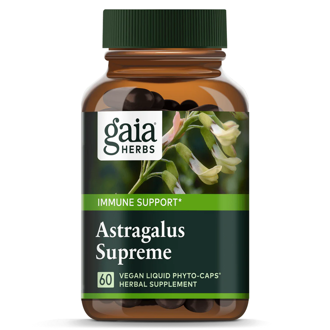 Gaia Herbs Astragalus Supreme, front of pack