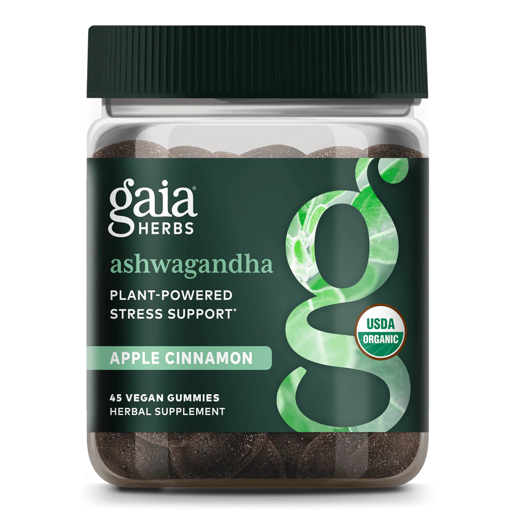 Gaia Herbs Ashwagandha Gummies, front of pack
