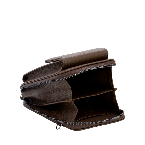 Courtenay Place Bag 20x12cm Chocolate-Matakana Pharmacy