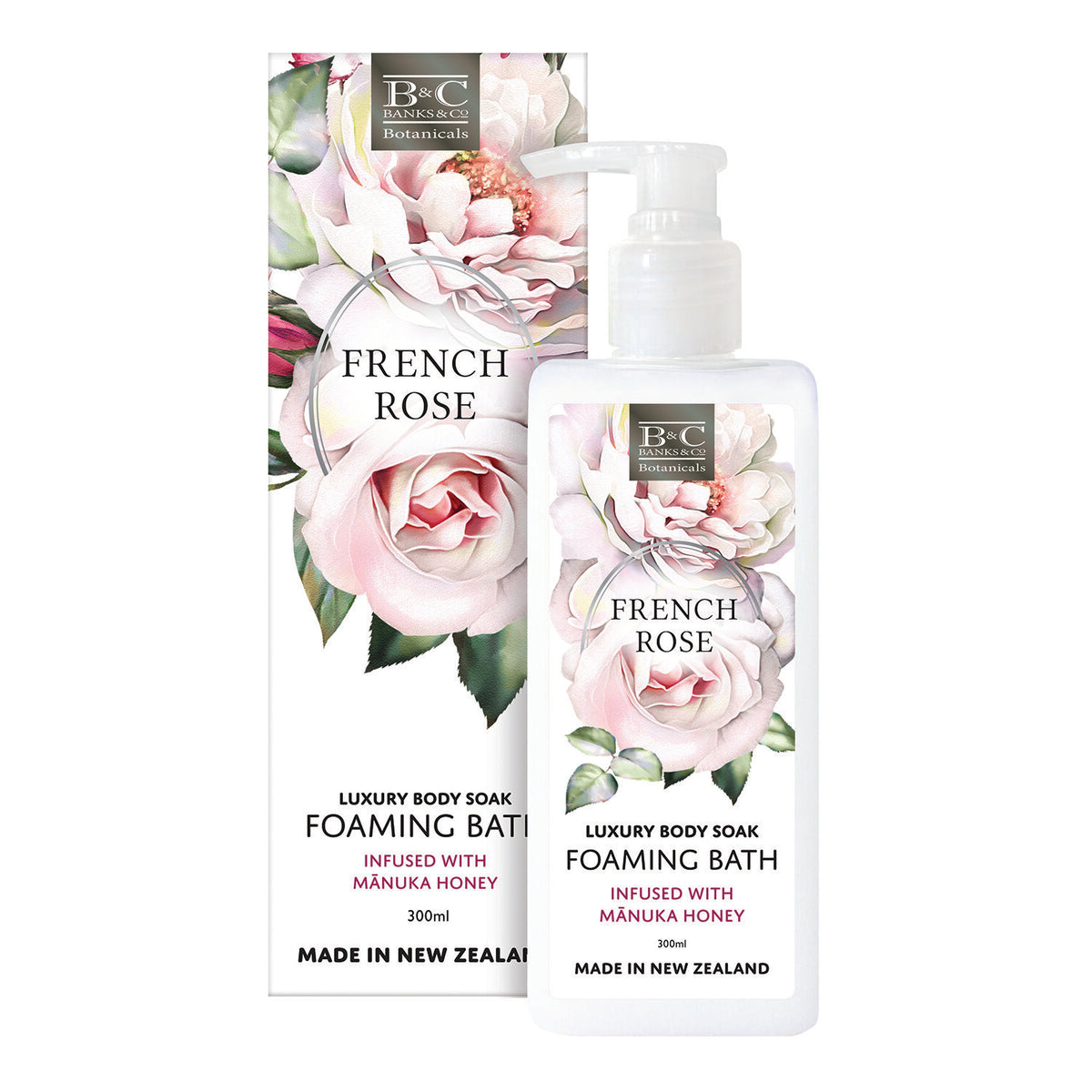 Image of French Rose Foam Bath Soak 300ml