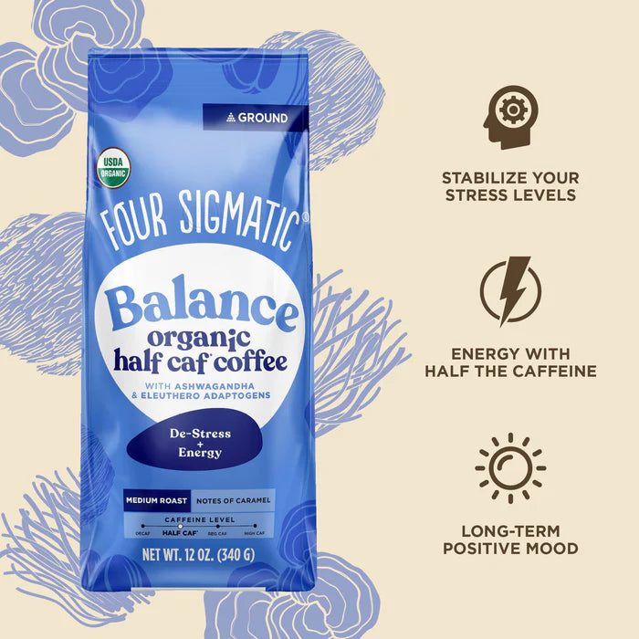 Image of Balance Organic Half Caf Coffee (Ground) 340g