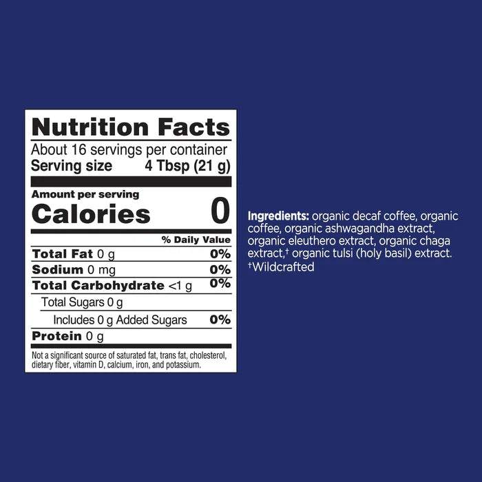 Image of Balance Organic Half Caf Coffee (Ground) 340g nutrition facts