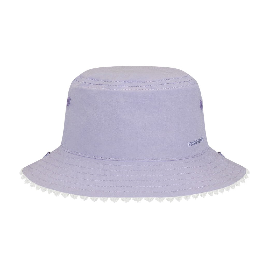 Kooringal Baby Girl Bucket Hat Crystal in Purple, view 2