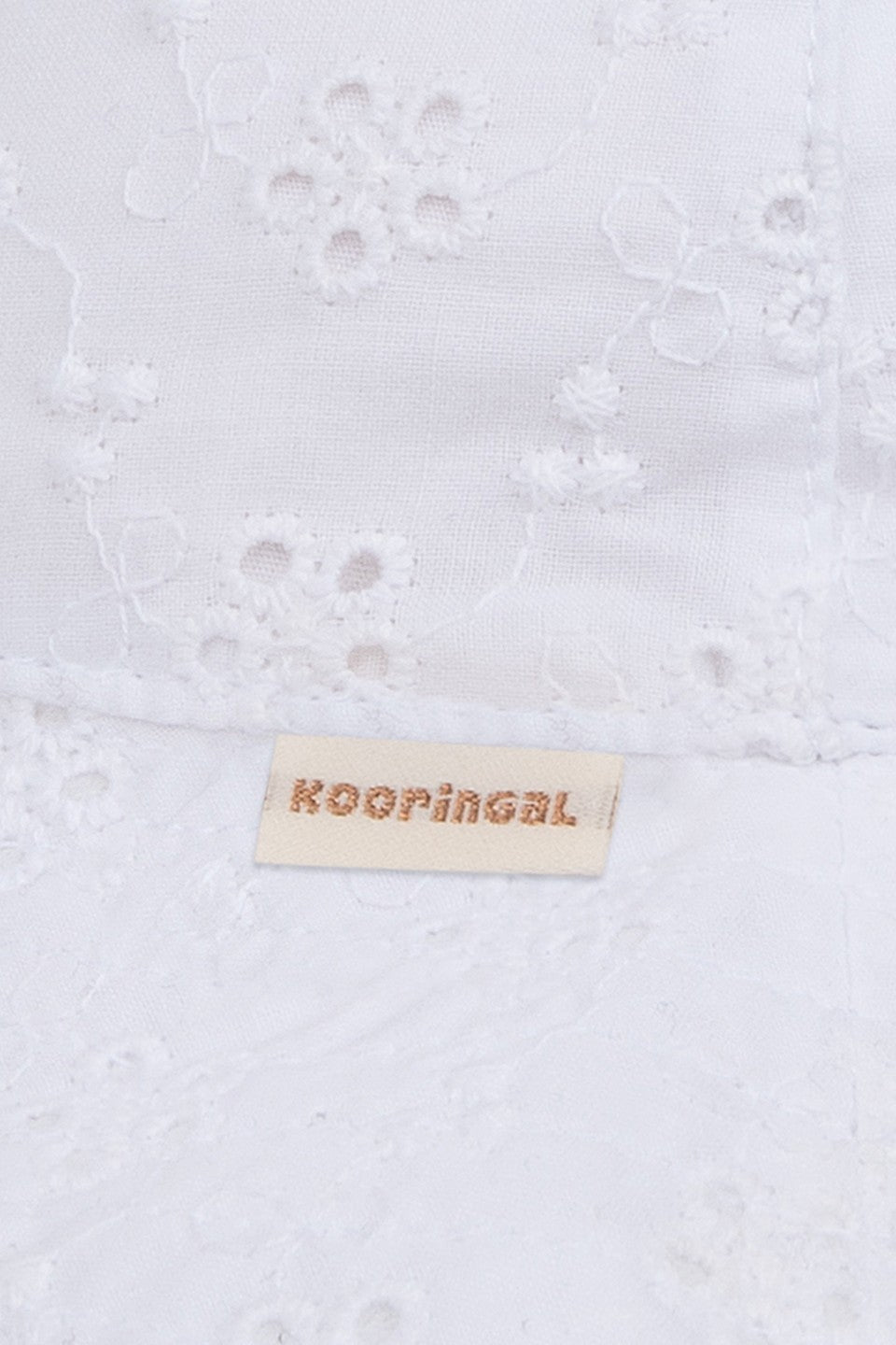 Kooringal Baby Girl Bucket Hat Harlow in White, view 3